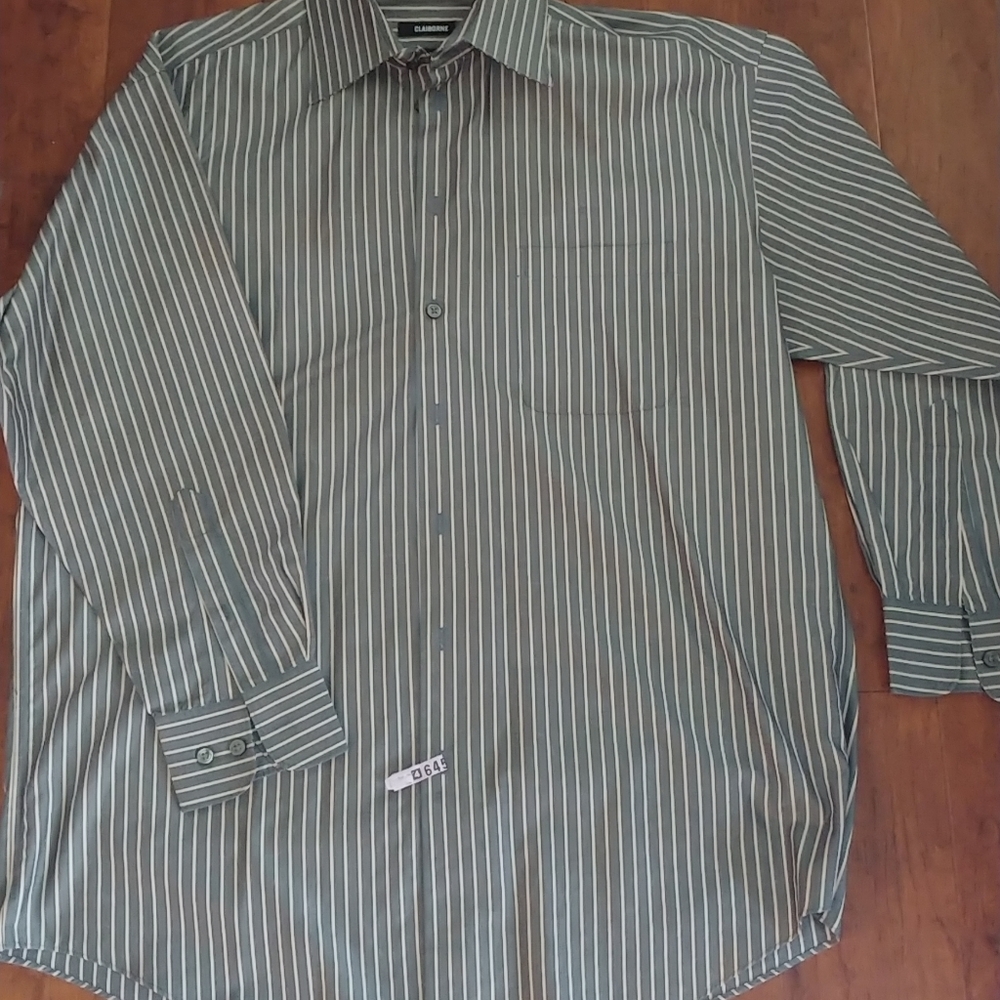 Claiborne Long Sleeve Button Down Dress Shirt